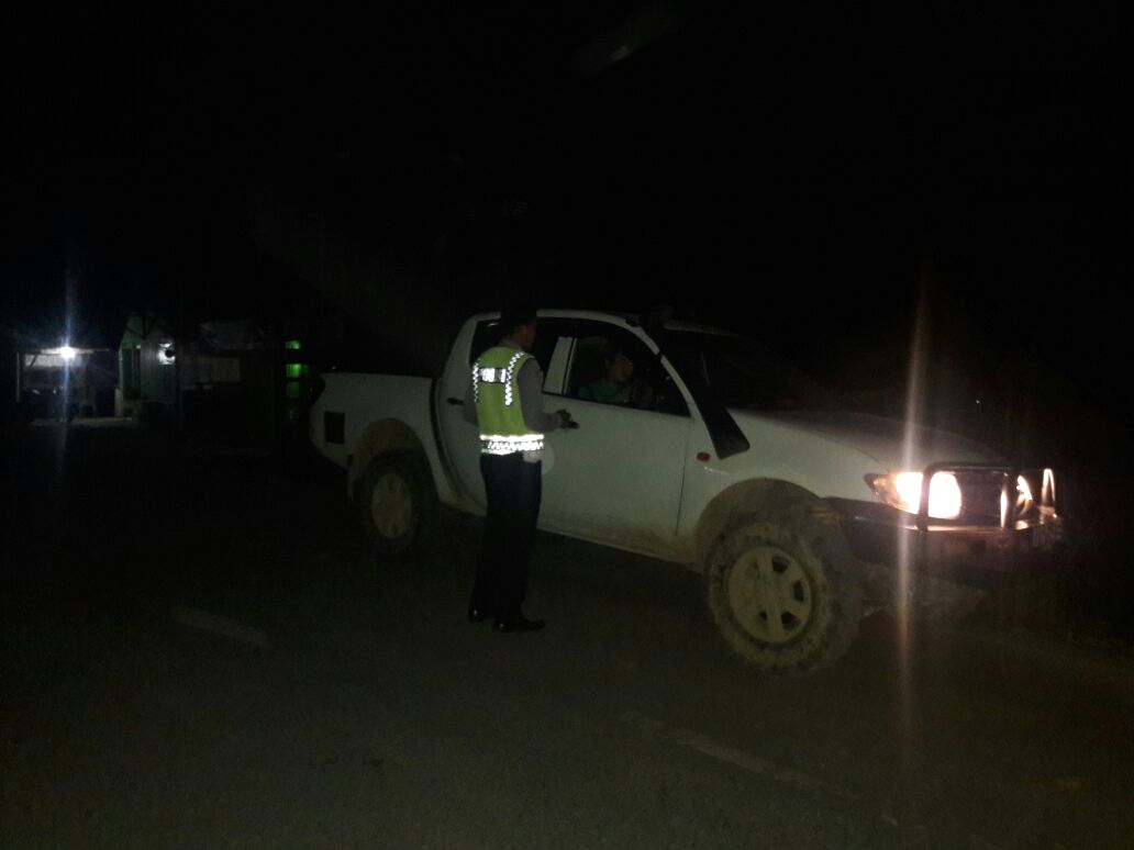 Tertibkan Lalu Lintas, Polsek Sepaku Rutin Gelar Razia