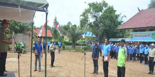 Giliran Pengurus Karang Taruna Desa Kecamatan Basarang dan Kapuas Barat Dikukuhkan Ben Brahim