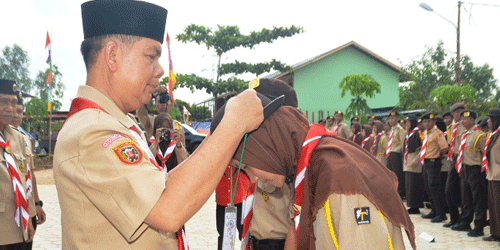 Ratusan Siswa Madrasah Aliyah Kapuas Ikuti Perkemahan