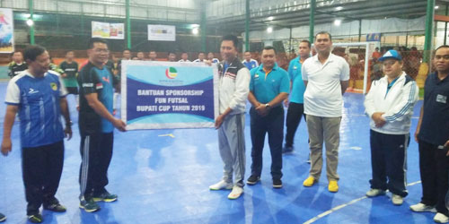Genjot Pegawai Giat Olah Raga, Pemkab Gelar Bupati Cup Fun Futsal 2109