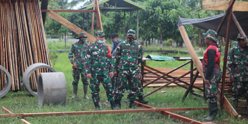 Tinjau Lokasi TMMD, Letkol Akhmad Safari: Saya Puas Melihat Target Kerja