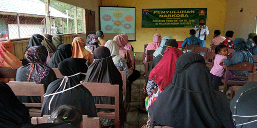 TMMD Juga Diisi Penyuluhan Bahaya Narkoba
