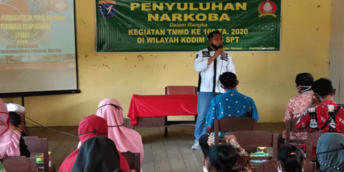 Warga Di Pulau Hanaut Juga Diberikan Penyuluhan Protokol Kesehatan Covid-19