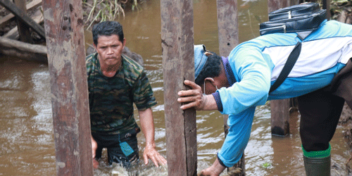 TMMD Kodim 1015/Spt, Warga Bapinang Hilir: Terima Kasih TNI!