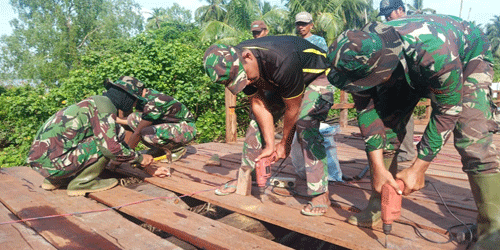 TMMD Tingkatkan Konektivitas dan Kesejahteraan di Pulau Hanaut
