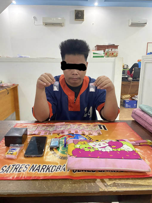 Gagal Menghilang, Pengedar Sabu Bernama Tuyul di Teweh Baru Ditangkap