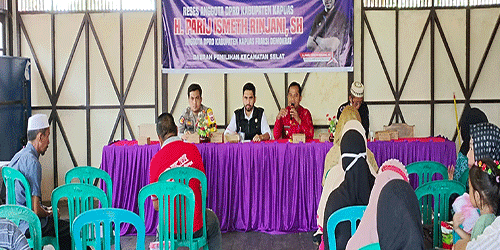 Serap Aspirasi, Ismeth Sambangi Desa Pulau Telo