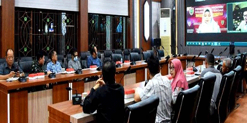 Melalui Daring, Pemkab Barito Utara Hadiri Rakor Penyiapan Lahan Dapur MBG