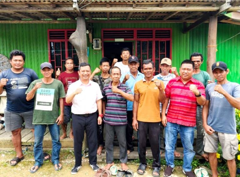 Fraksi PDI Perjuangan DPRD Barito Utara Tampung Aspirasi Warga Liang Buah