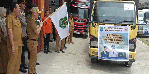 Banjir Tiga Kecamatan, Pemkab Kapuas Kirim Bantuan Logistik