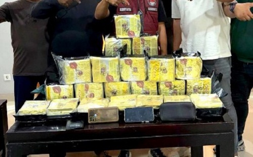Di Depan Hotel, Polisi Ringkus Jaringan Pengedar Sabu-sabu, Barbuknya 21 Kg