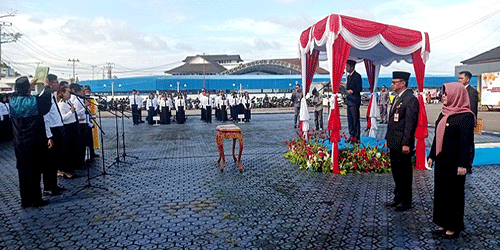 Pj Bupati Muhlis Serahkan SK 483 PPPK Barito Utara