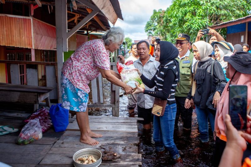 TP PKK Kalteng Salurkan Bantuan bagi Masyarakat Terdampak Banjir