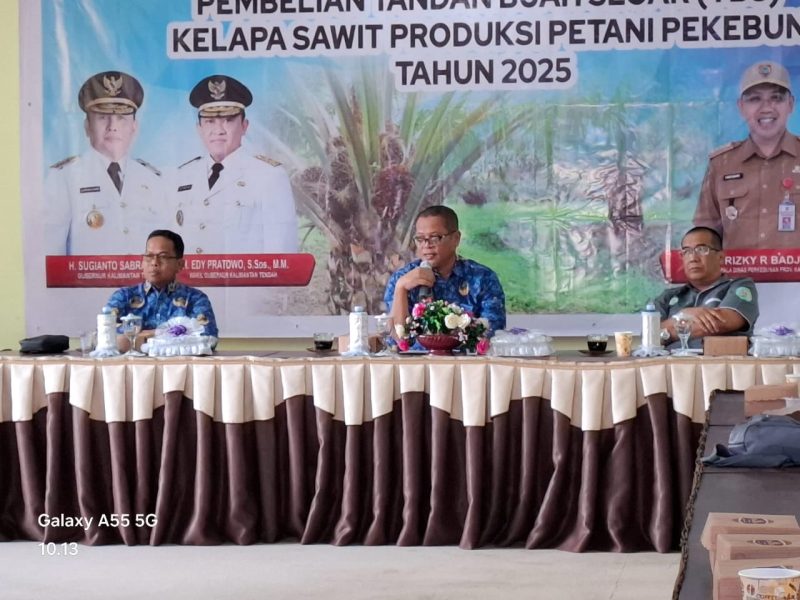 Disbun Kalteng Tetapkan Harga TBS Periode I Januari 2025