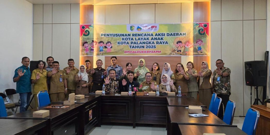 Palangka Raya Serius Wujudkan Kota Layak Anak, Susun Rencana Aksi Lintas Sektor