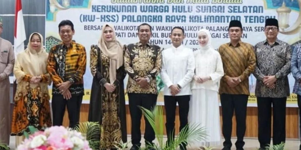Pererat Silaturahmi, Wali Kota Palangka Raya Hadiri Halalbihalal Warga Hulu Sungai Selatan