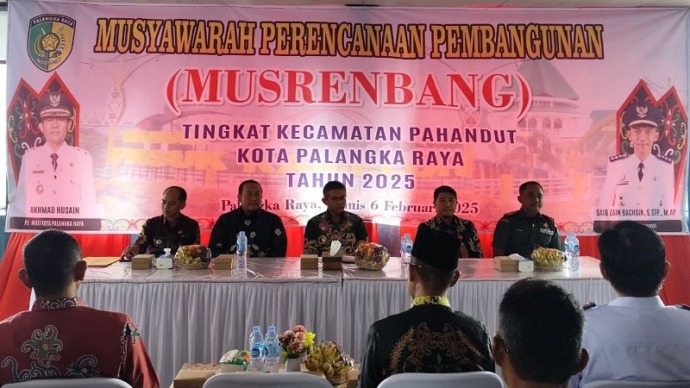 Pj Wali Kota Buka Musrenbang Pahandut 2025, Soroti Prioritas Pembangunan Berbasis Kebutuhan Masyarakat