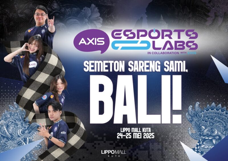 AXIS dan EVOS Sambangi Bali! Kolaborasi Seru Hadirkan Energi Positif untuk Komunitas Gamers Pulau Dewata