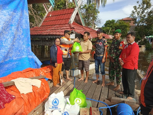 BPBD Murung Raya Dirikan Dapur Umum di Lokasi Banjir