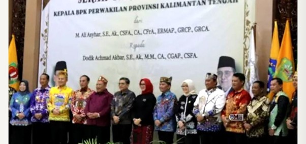 Bupati Murung Raya Hadiri Sertijab Kepala BPK Perwakilan Kalteng