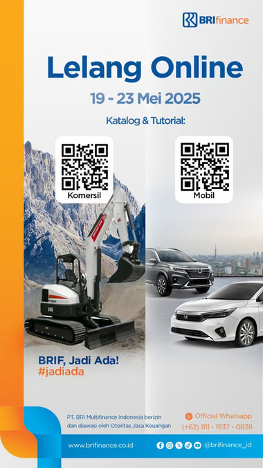 BRI Finance Permudah Akses Lelang Kendaraan Lewat Platform Digital