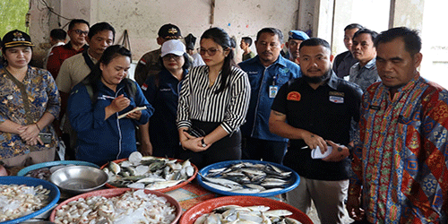 Wabup Bartim Blusukan ke Pasar, Pastikan Ketersediaan Bahan Pokok Jelang Lebaran