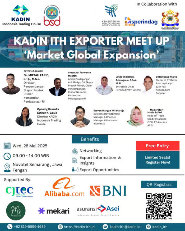 KADIN ITH Exporter Meet Up Jawa Tengah - Hadirkan Peluang Ekspansi Pasar Global!