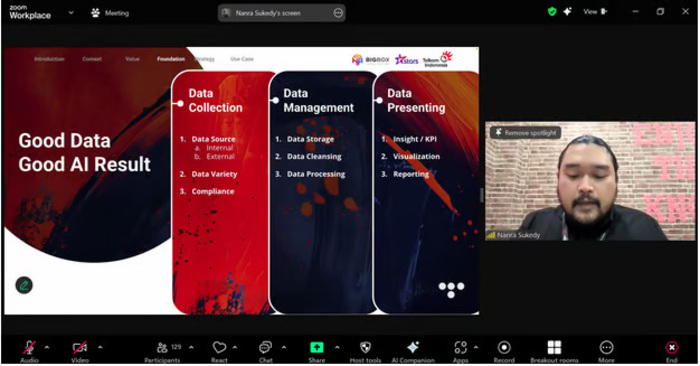 Data Jadi Aset Strategis, Telkom Akselerasi Adopsi AI untuk UMKM dan Startup di Bandung