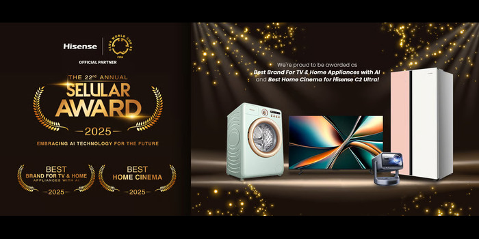 Hisense Memenangkan Dua Penghargaan di Ajang Bergengsi Selular Award 2025