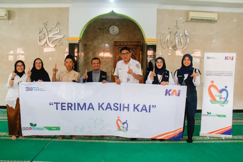 KAI Daop 1 Jakarta Salurkan Bantuan TJSL Lebih dari Rp900 Juta hingga Mei 2025