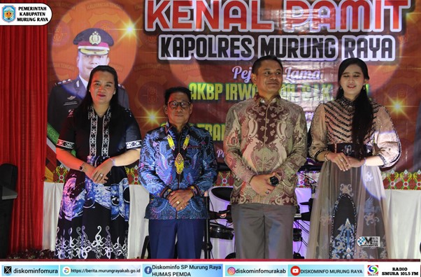 Pemkab Gelar Malam Kenal Pamit Kapolres Murung Raya