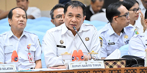 Bupati Barito Timur M Yamin Ikuti Musrenbang RPJMD Provinsi Kalteng