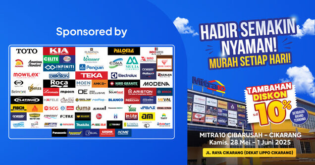 Mitra10 Cibarusah Hadir Semakin Nyaman: Melengkapi Kebutuhan Renovasi & Perlengkapan Rumah dalam Satu Atap