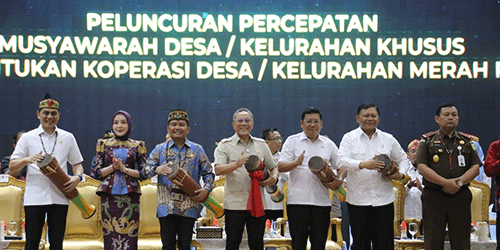 Pemprov Kalteng Gelar Rakor Pemerintah Desa Percepatan Pembentukan Koperasi Merah Putih