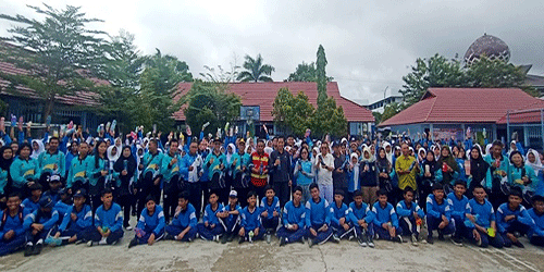SMPN 2 Muara Teweh Aktif dan Kreatif Kelola Sampah, Pj Bupati Barito Utara:  Patut Dijadikan Contoh Sekolah Lain