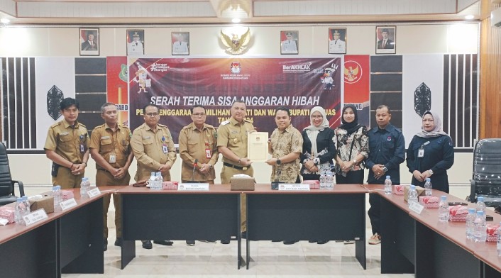 KPU Kembalikan Sisa Dana Hibah Pilkada 2024 ke Pemkab Kapuas