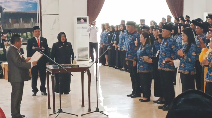 Bupati Wiyatno Lantik 605 PPPK dan Serahkan SK kepada 251 CPNS