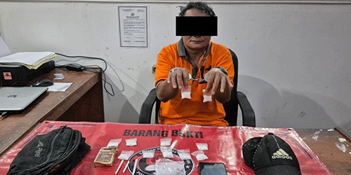 Miliki Sabu 55,14 Gram, Polisi Ciduk Warga Murung Raya di Muara Teweh