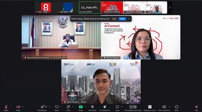 Telkom Indonesia Tingkatkan Kapasitas UMKM dengan Wawasan AI di Webinar AI Connect