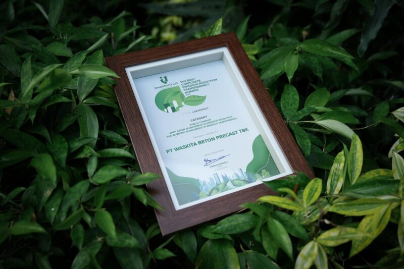 WSBP Terima Penghargaan pada The Best Corporate Emmision Reduction Transparency Awards 2025