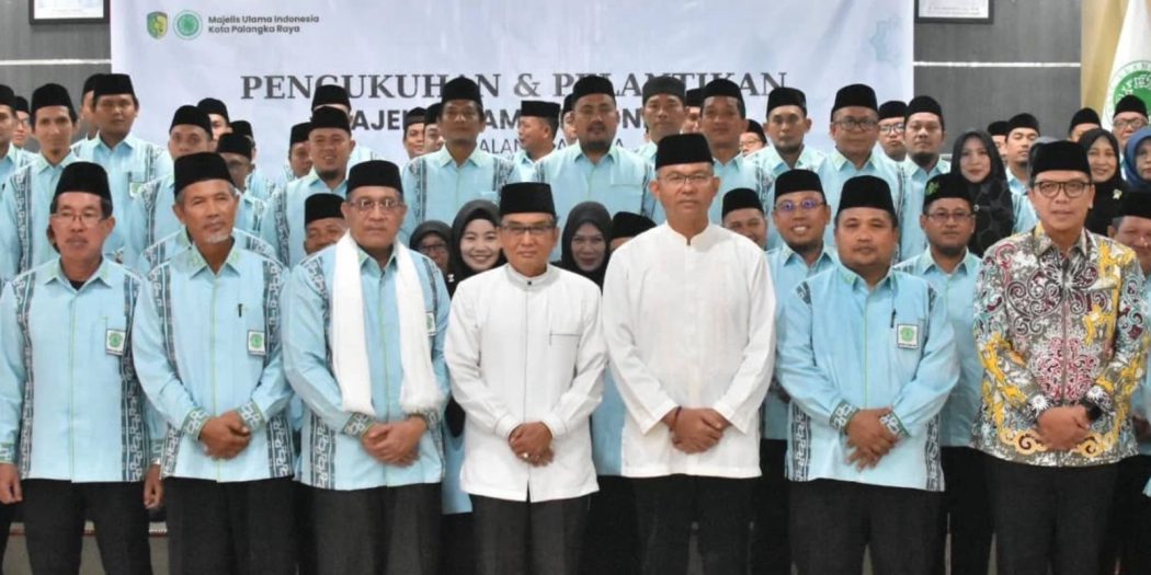 MUI Kota Palangka Raya Resmi Dikukuhkan, Diminta Aktif Bangun Umat dan Daerah
