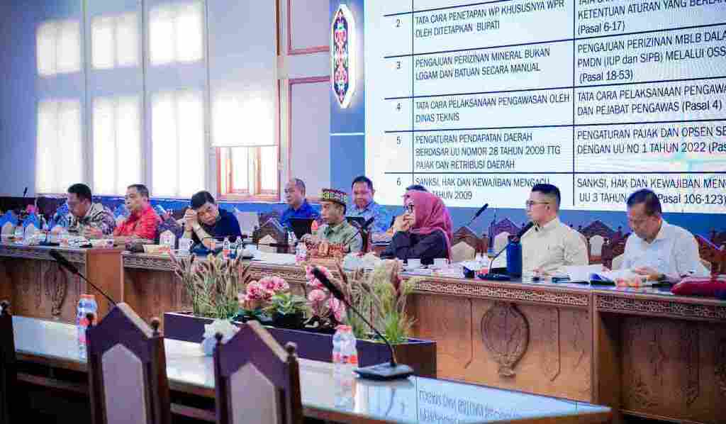Raperda Pengelolaan Pertambangan Akan Himpun Masukan dari Pihak Terdampak