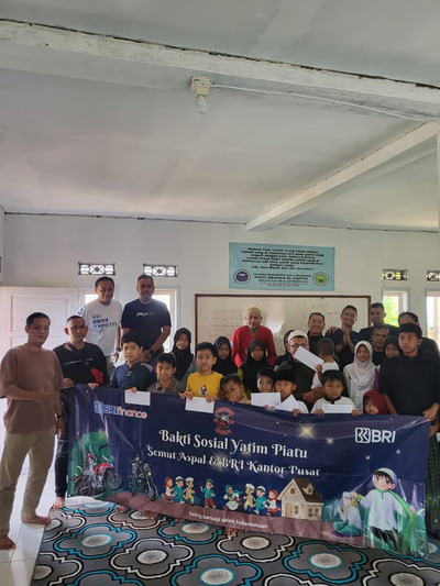 BRI Finance Gandeng Komunitas Motor Gelar Program TJSL di Rumah Yatim Dhuafa