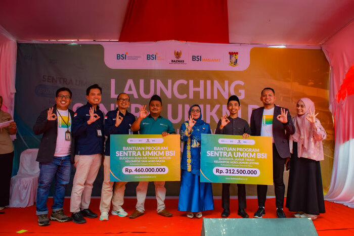 BSI Maslahat Resmikan Sentra UMKM Ikan Air Tawar di Kabupaten Kampar, Riau