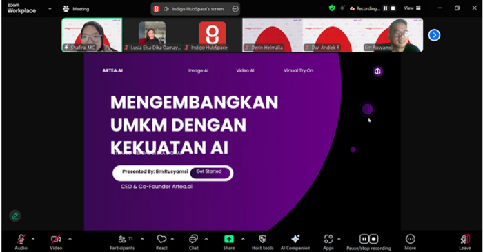 Digital Talks Bandung: Dukungan Telkom Indonesia Untuk Kembangkan Pelaku Usaha dengan Kapabilitas AI
