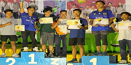 Atlet Panjat Tebing Barito Utara Fidel dan Saddam Juara I “Bouldering Open” di Palangka Raya