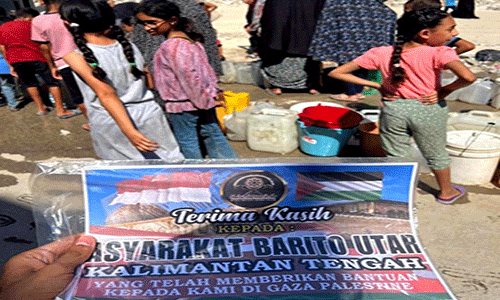Peduli Kondisi Kemanusiaan di Gaza Palestina,  Warga Barito Utara Kumpulkan Bantuan Puluhan Juta