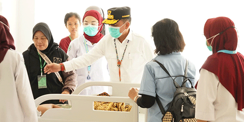 Gubernur Kalteng Kunjungi RSUD Hanau, Masyarakat Apresiasi Pelayanan Rumah Sakit