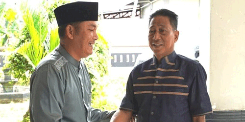 Hari Raya Iduladha, Bupati Murung Raya Silatuhami ke Rumah Wabub Rahmanto Muhidin