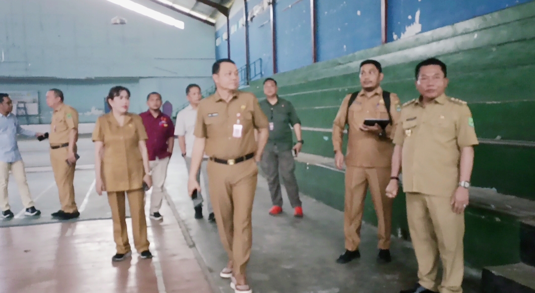 Pemkab Kapuas Siapkan Rehabilitasi GOR Panunjung Tarung, Bupati Wiyatno: Demi Kenyamanan Atlet